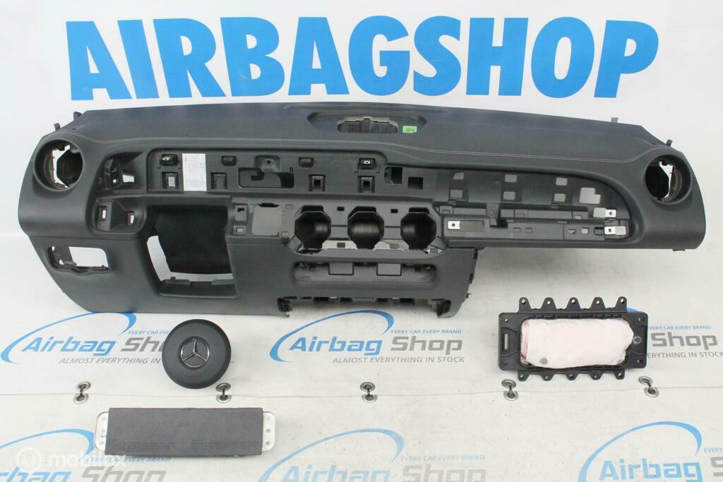 Airbag kit - Tableau de bord noir Mercedes B klasse W247