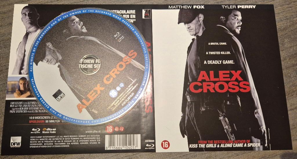 Alex Cross (Blu-ray), Ophalen of Verzenden, Nieuw in verpakking, Thrillers en Misdaad