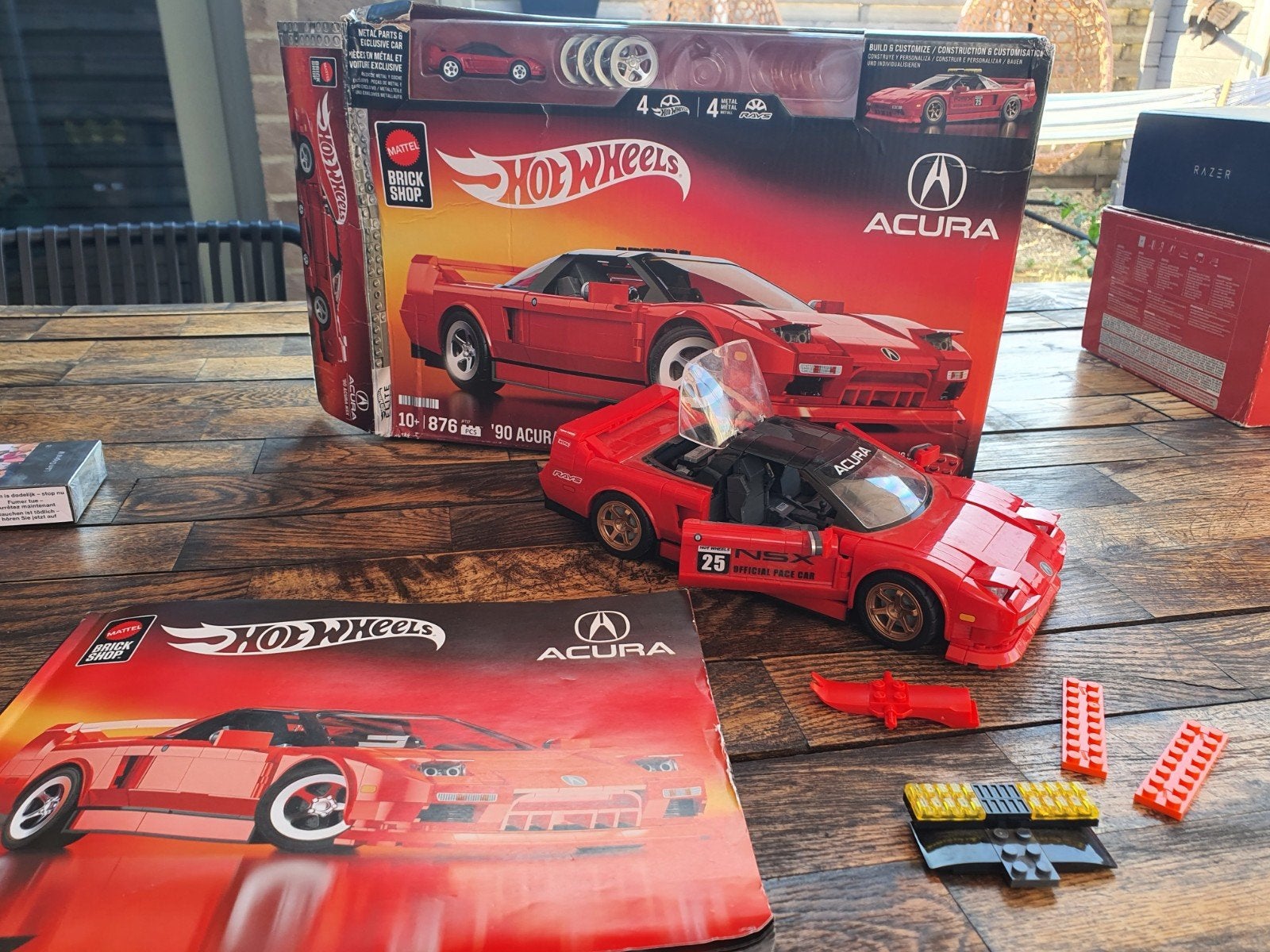 hotwheels honda nsx acura Mattel bricks, Enlèvement