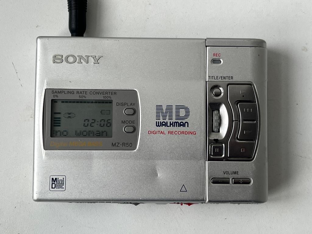 Sony MZ-R50 MiniDisc Collector - Testé  + Disc Bob Marley, Ophalen of Verzenden
