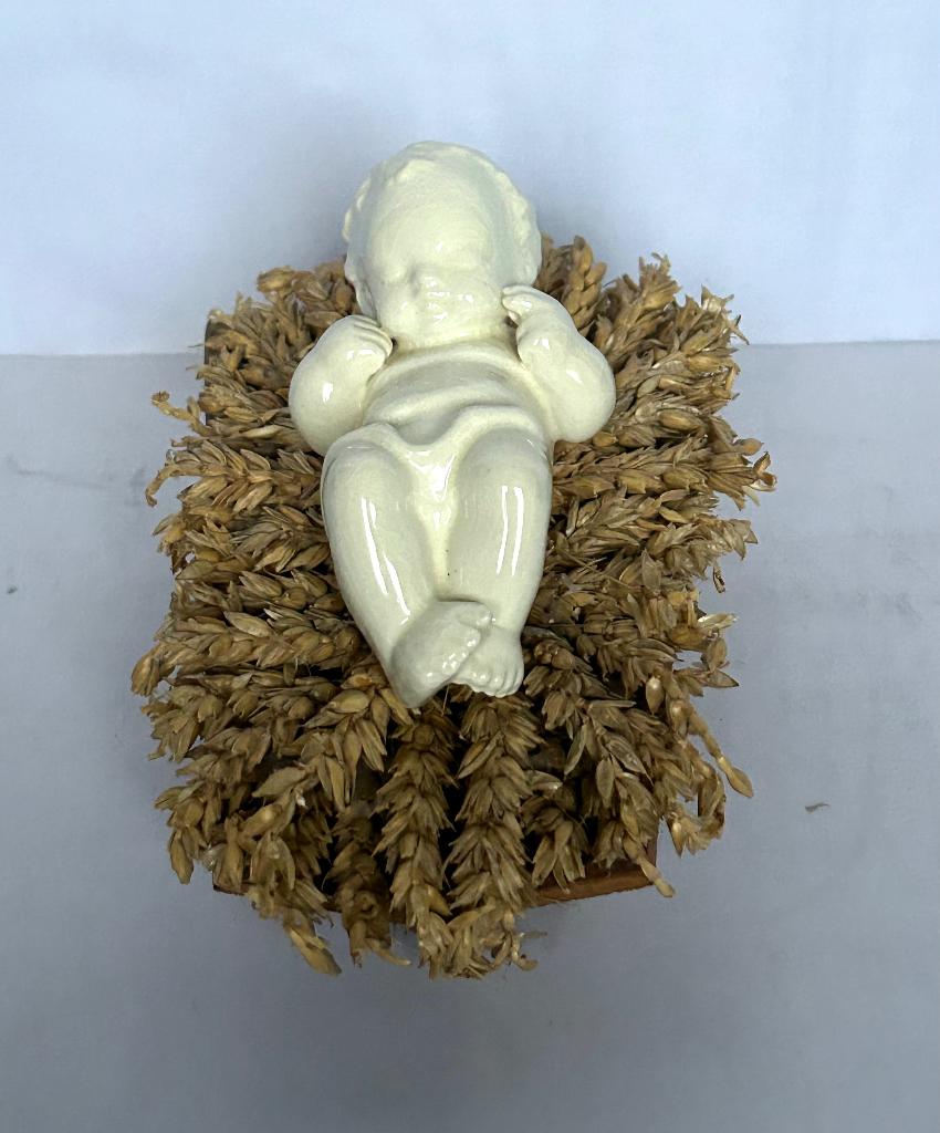 Hummel - Goebel nativity kerst kindje Jezus in kribbe 1958, Ophalen of Verzenden, Hummel