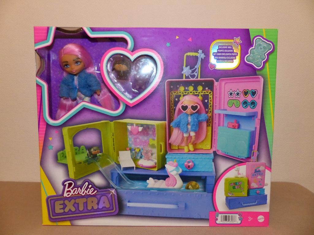 Leuk meeneembaar koffertje van Barbie - Pets Extra, Kinderen en Baby's, Speelgoed | Poppen, Ophalen of Verzenden, Zo goed als nieuw