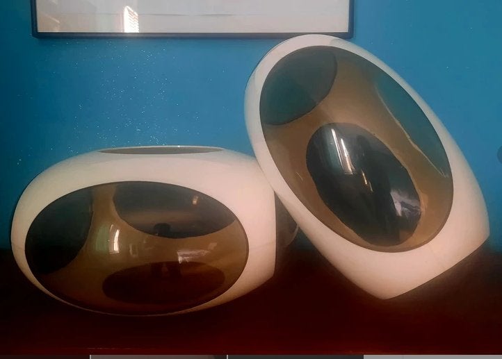 Ensemble de 2 lampes Massive UFO des années 1960 et 1970, Maison & Meubles, Autres culots, Enlèvement ou Envoi, Bug-eye - vintage