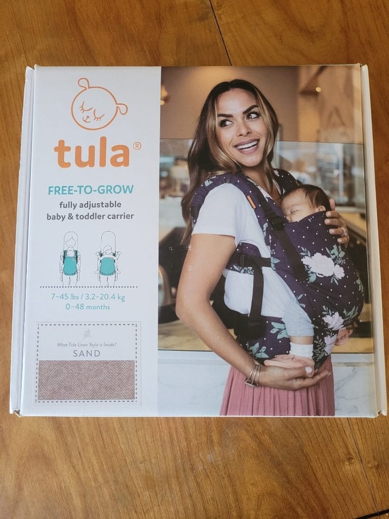 Tula FREE-TO-GROW, Kinderen en Baby's, Buik of Rug, Zo goed als nieuw, Draagzak, Ophalen