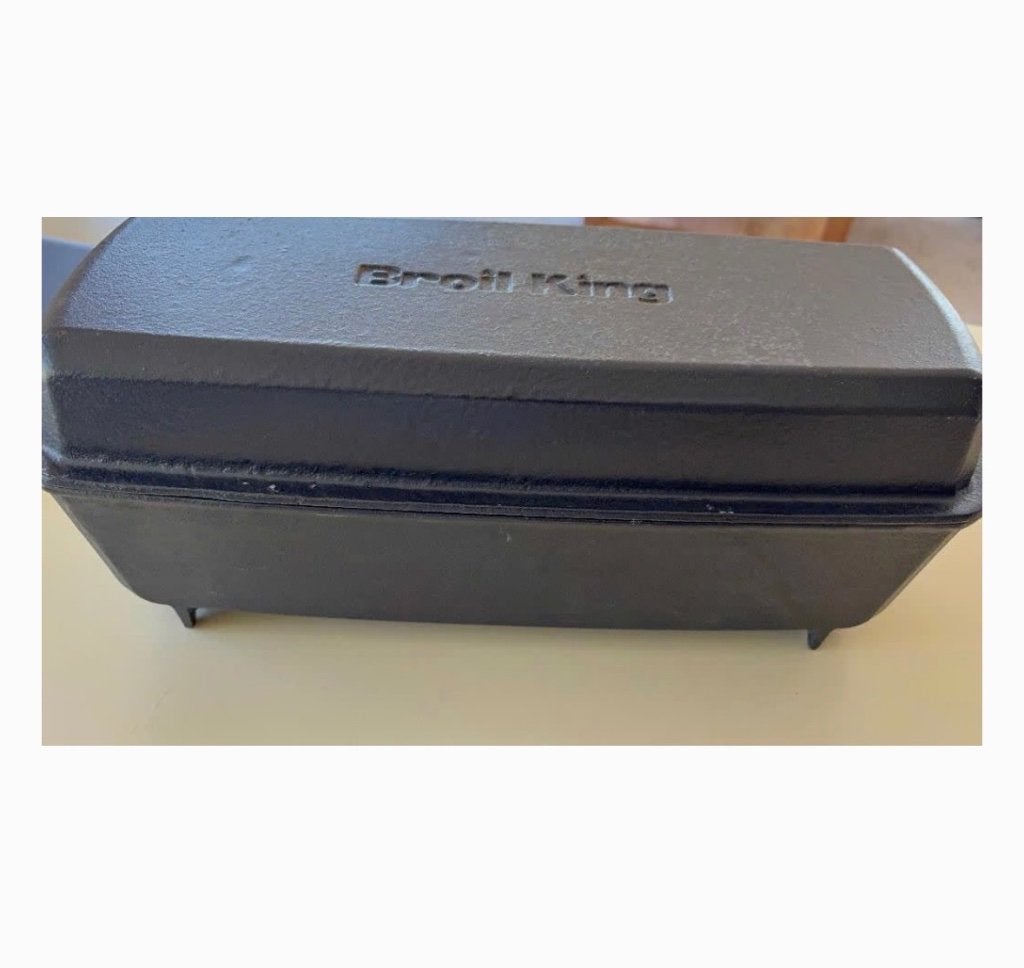 Broil king gietijzeren rib roaster 2x gebruikt, Tuin en Terras, Ophalen of Verzenden, Zo goed als nieuw, Broil King