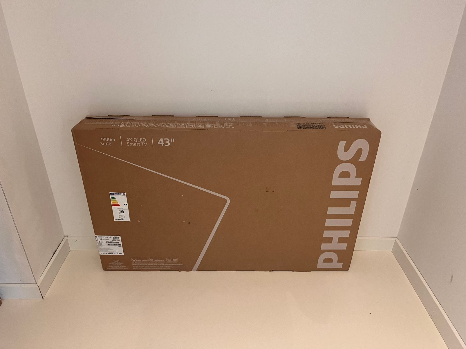 Tv QLED 4K de 43 pouces de Philips — 43PUS7800/12, TV, Hi-fi & Vidéo, Neuf, Philips, QLED, Enlèvement