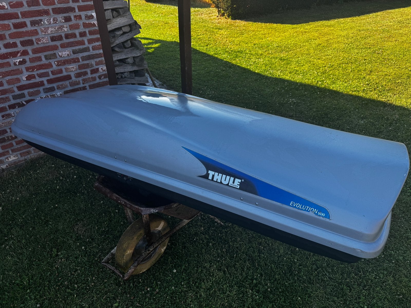 Thule evolution 900 dakkoffer in superconditie 2x bediend, Auto diversen, Dakkoffers, Ophalen, Gebruikt