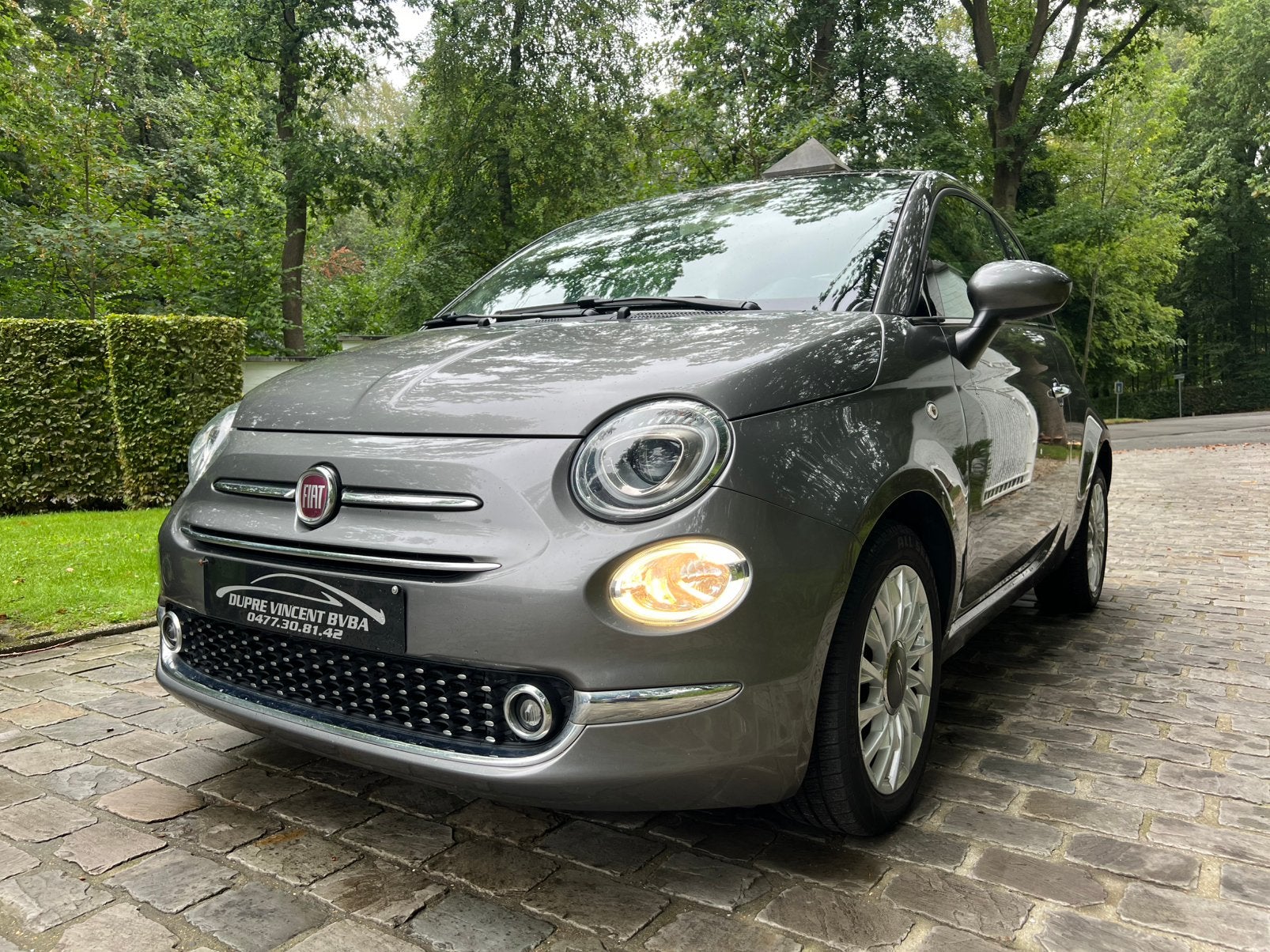 Fiat 500 500 0.9 T TwinAir Mirror, Argent ou Gris, Euro 6, Entreprise, Garantie prolongée