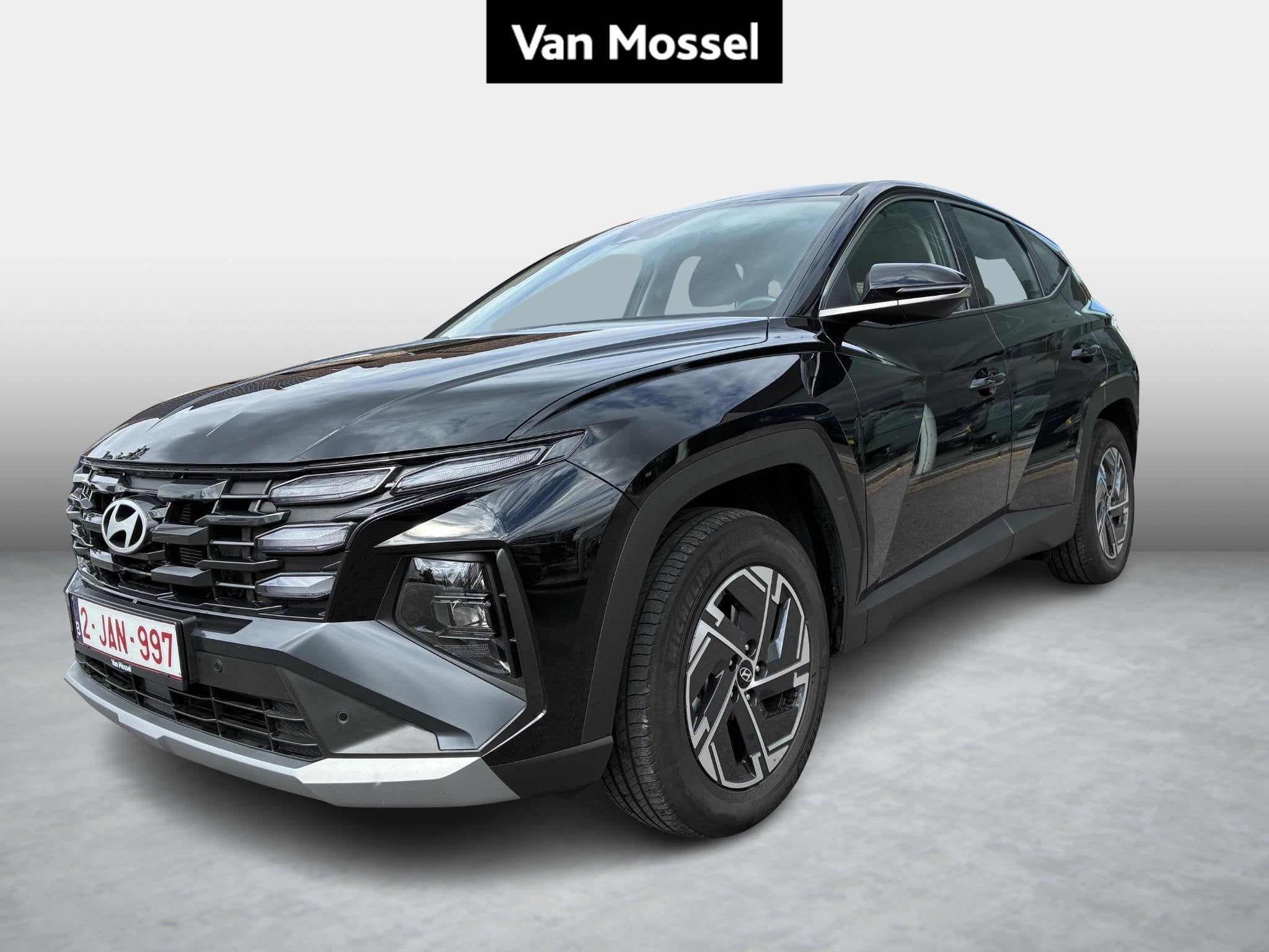 Hyundai Tucson TECHNO PLUG-IN HYBRID, Auto's, Dealer onderhouden, Stof, Gebruikt, Zwart