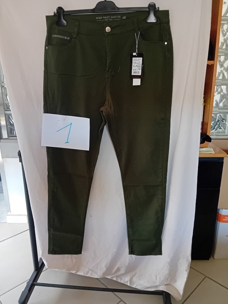 lange broek, Kleding | Dames, Broeken en Pantalons, Ophalen, Maat 46/48 (XL) of groter, Zo goed als nieuw, Lang