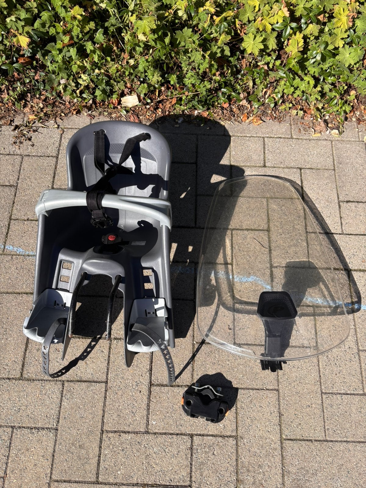 Kinderstoeltje polysport bilby junior met windscherm, Fietsen en Brommers, Ophalen, 0 t/m 18 kg, Voorzitje, Gebruikt