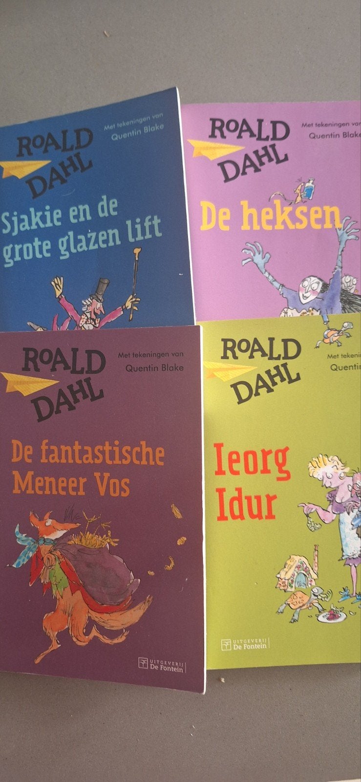 Roald Dahl 4 stuks, Livres, Humour, Enlèvement
