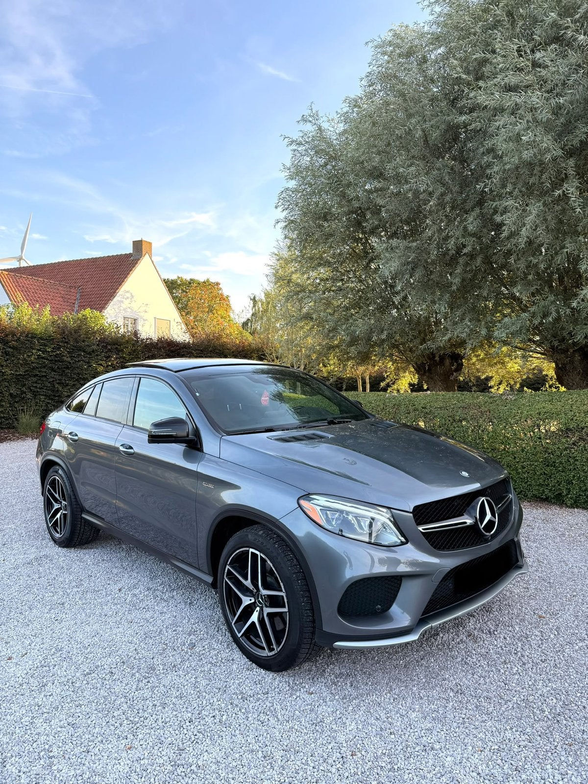 Mercedes-Benz GLE 43 AMG 9G Coupe, Autos, Mercedes-Benz, Cuir, Argent ou Gris, Achat, Euro 6