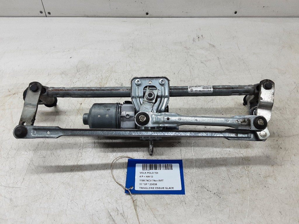 MECANISME ESSUIE-GLACE Volkswagen Polo V (6R) (6R1955023C), Autos : Pièces & Accessoires, Volkswagen, Mevr. I. Hauben, Utilisé