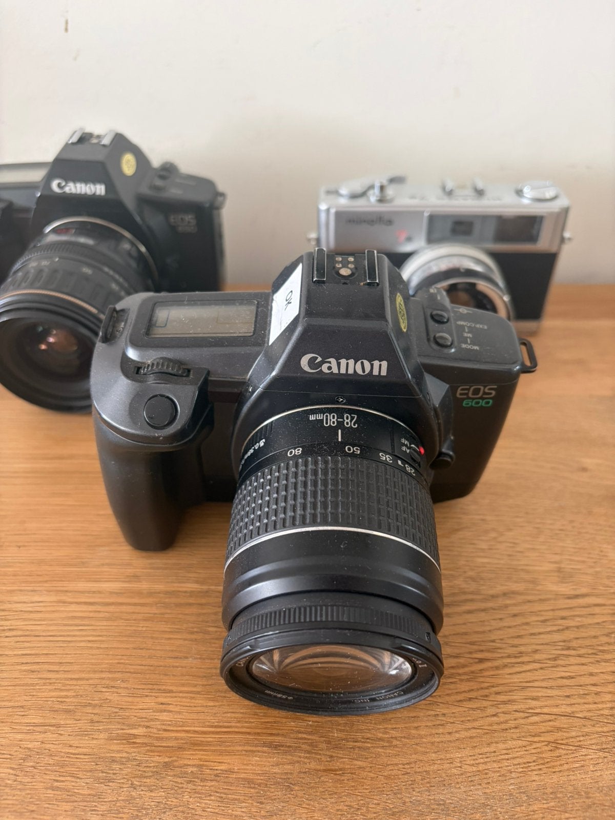 Anolog fototoestel canon-minolta, Audio, Tv en Foto, Ophalen, Zo goed als nieuw, Canon