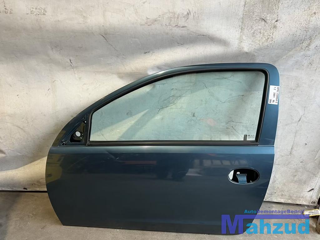 OPEL CORSA C Groen Z20M Links linker deur 2000-2005, Auto-onderdelen, Gebruikt, Deur, Opel Automobile GmbH, Kontakt@opel-infoservice.de