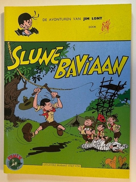JIM LONT 16 SLUWE BAVIAAN GENUMMERD 88 - FENIX REEKS - ERIK, Boeken, ERIK, Eén stripboek, Ophalen of Verzenden, Zo goed als nieuw