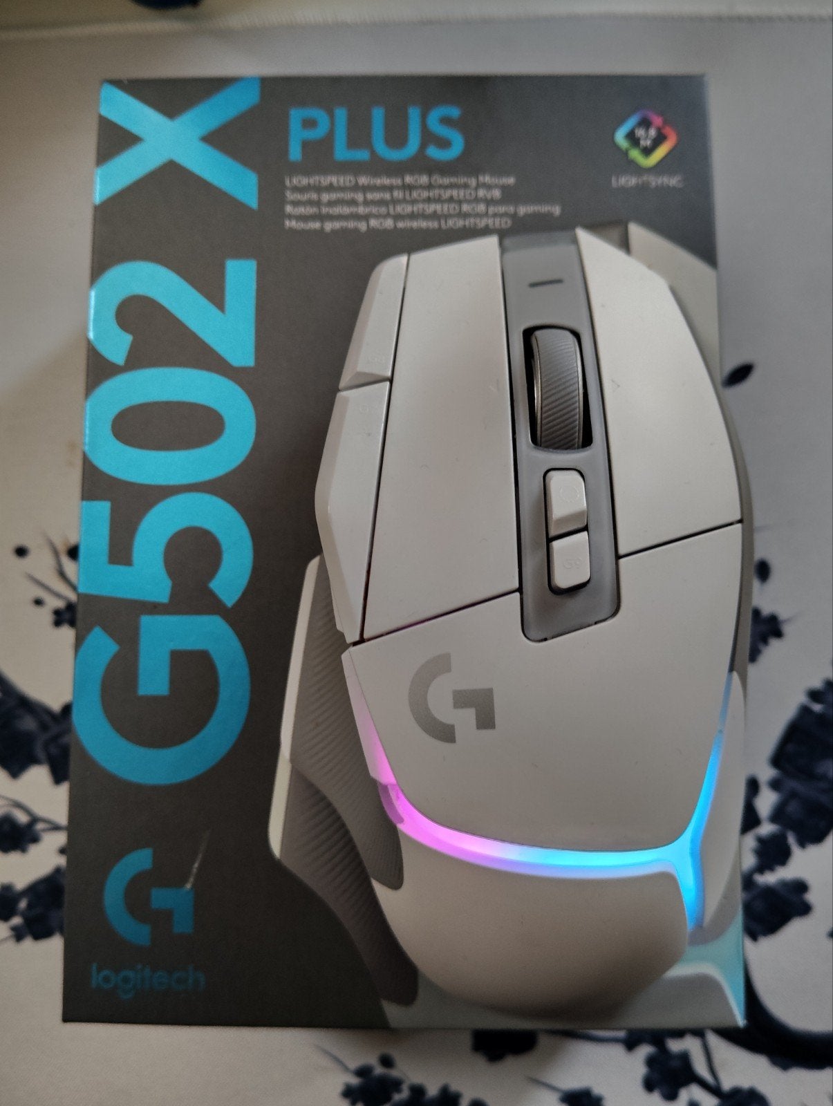 Logitech Lightspeed G502 X Plus Wit, Rechtshandig, Muis, Ophalen of Verzenden, Zo goed als nieuw