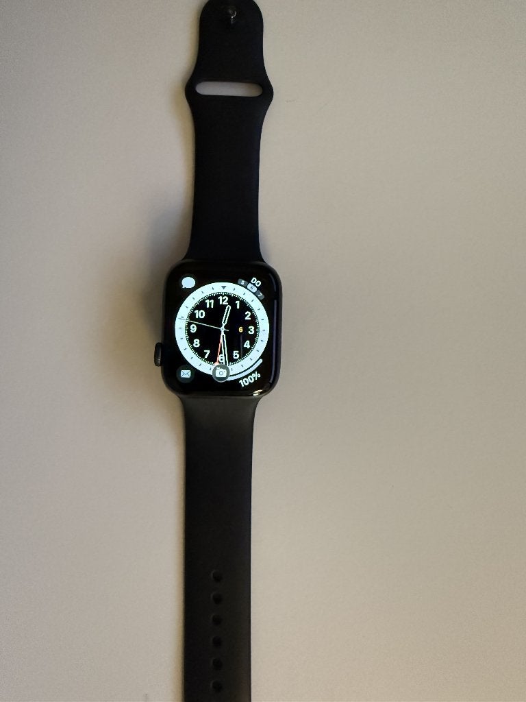 Te koop Apple watch Serie 6., Handtassen en Accessoires, Smartwatches, Zwart, Apple Watch, IOS, Conditie