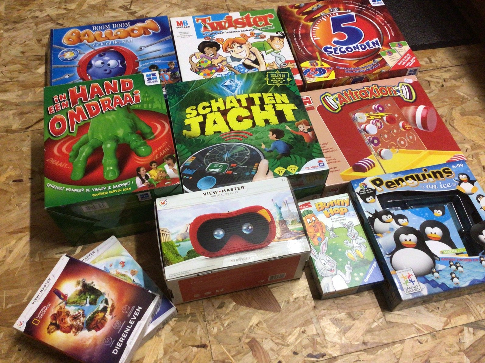 Lot gezelschapspelen, Hobby en Vrije tijd, Ophalen of Verzenden, Gebruikt