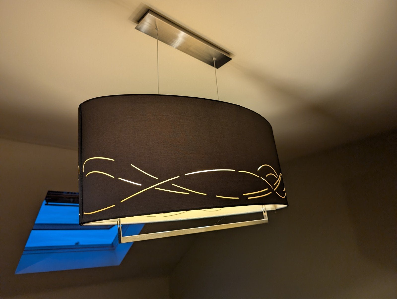 Lampadaire design avec abat-jour, Divers, Accessoires de bureau, Enlèvement
