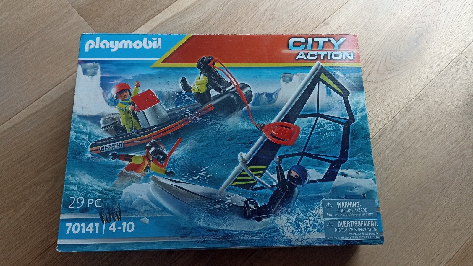 City actio. boot + surfer 70141, Ophalen, Complete set, Zo goed als nieuw, City action