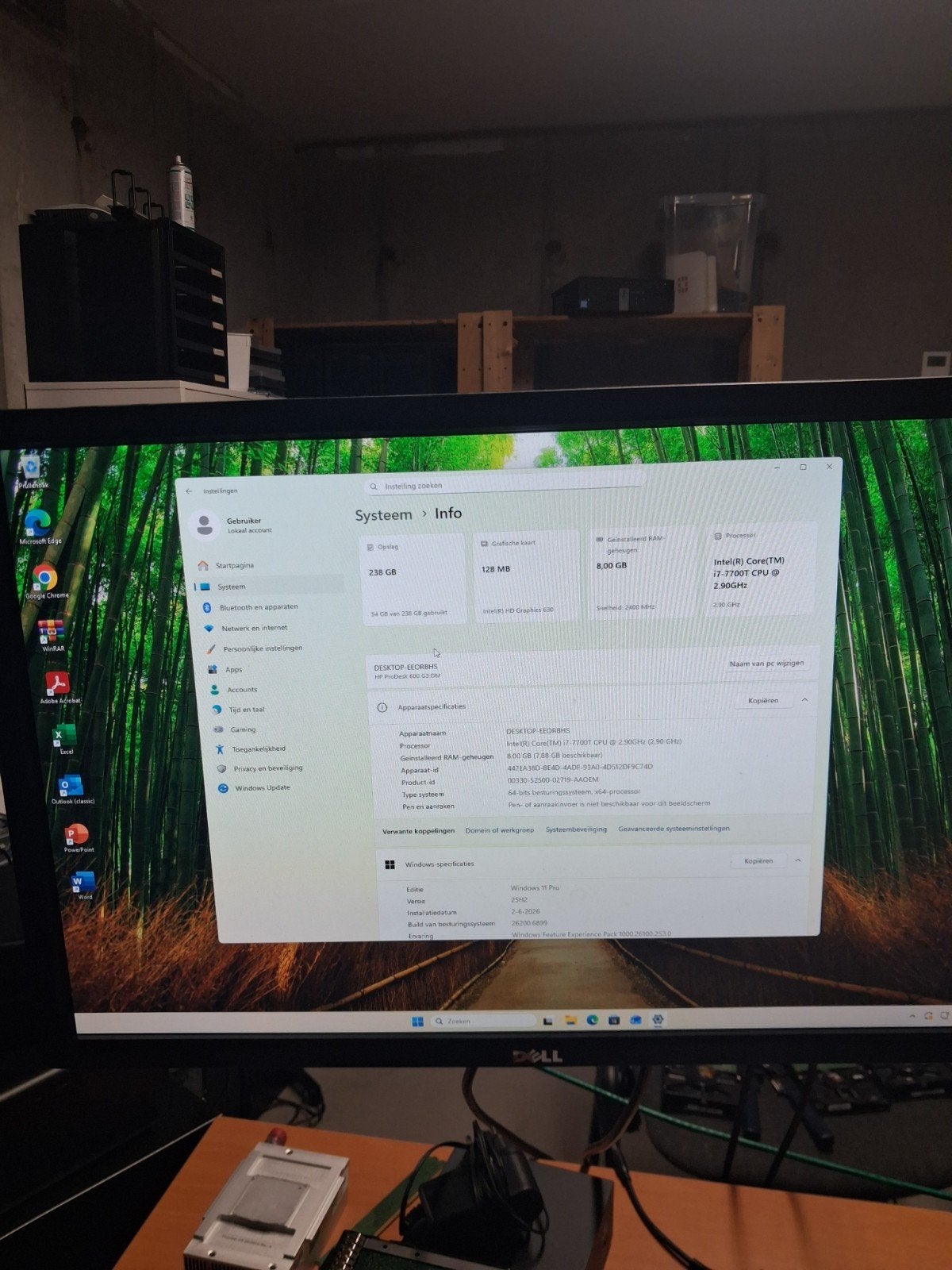 31x HP Prodesk 600 G3 mini/ Office / 256gb m2 / 8gb / i7, Computers en Software, Desktop Pc's, Zo goed als nieuw, 3 tot 4 Ghz