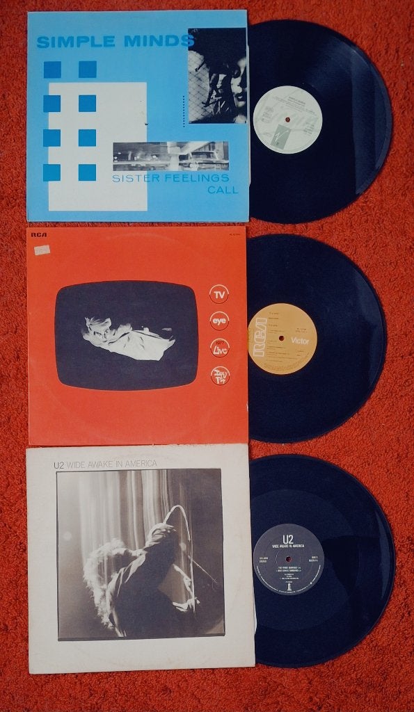 VINYLES U2 SIMPLE MINDS IGGY POP LP 33t Maxi singles 12", EP, Enlèvement ou Envoi, Utilisé, LP