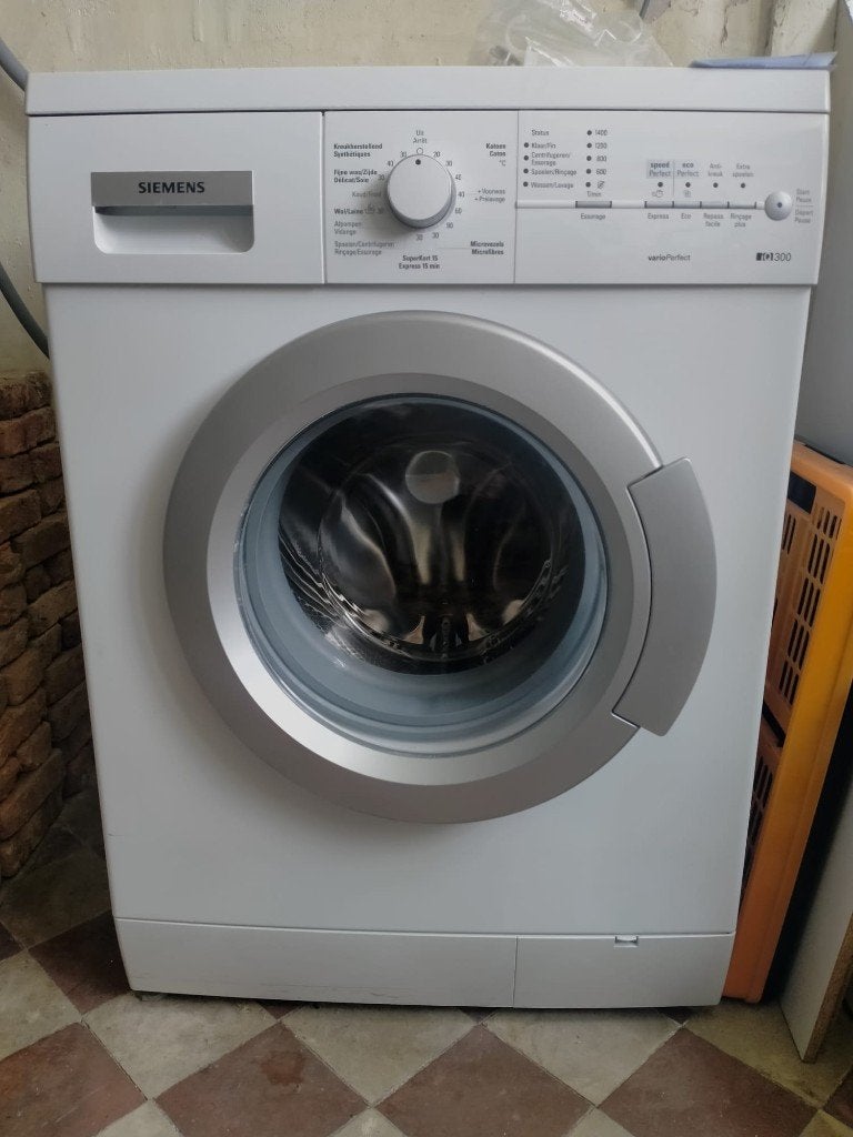 Siemens 7 kg—1400 tr/min—VarioPerfect—nouveau joint de porte, Electroménager, 1200 à 1600 tours, 6 à 8 kg, Chargeur frontal, Enlèvement