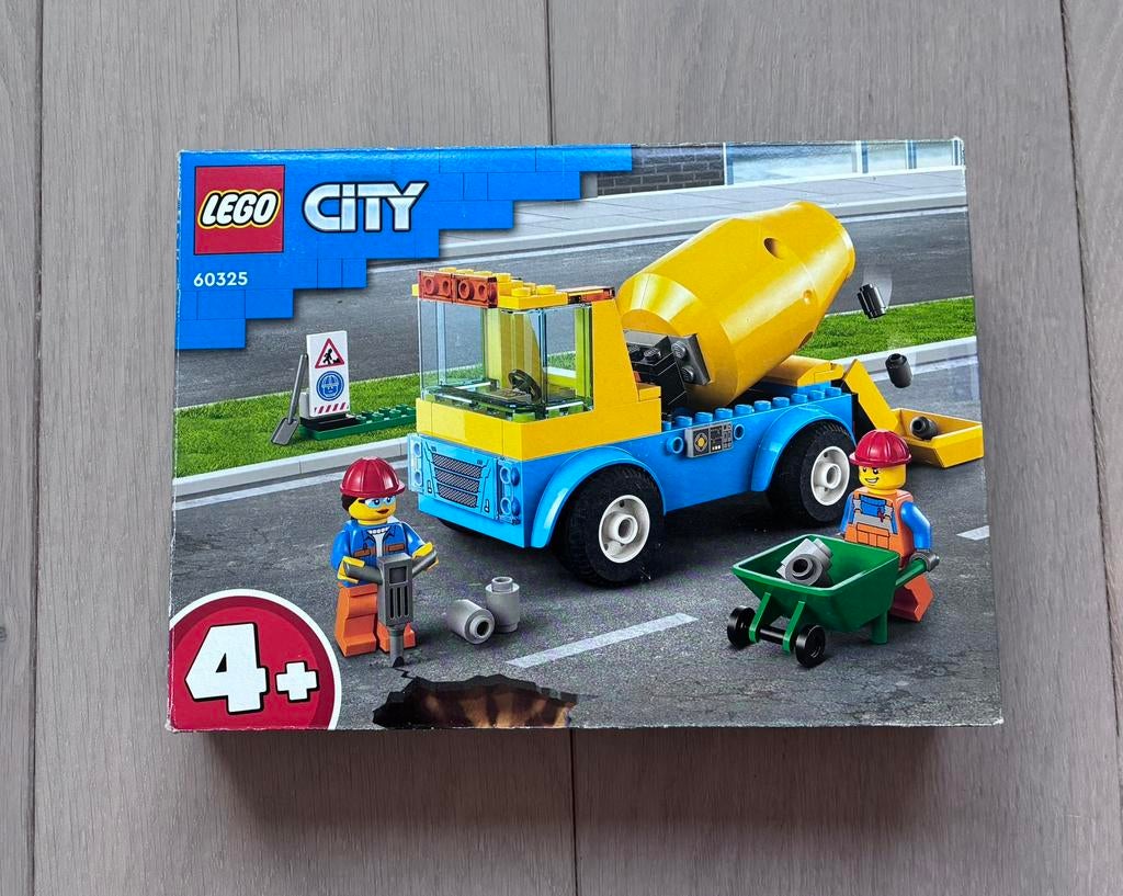 Lego City 60325 -  Cementwagen, Ophalen, Lego, Complete set, City