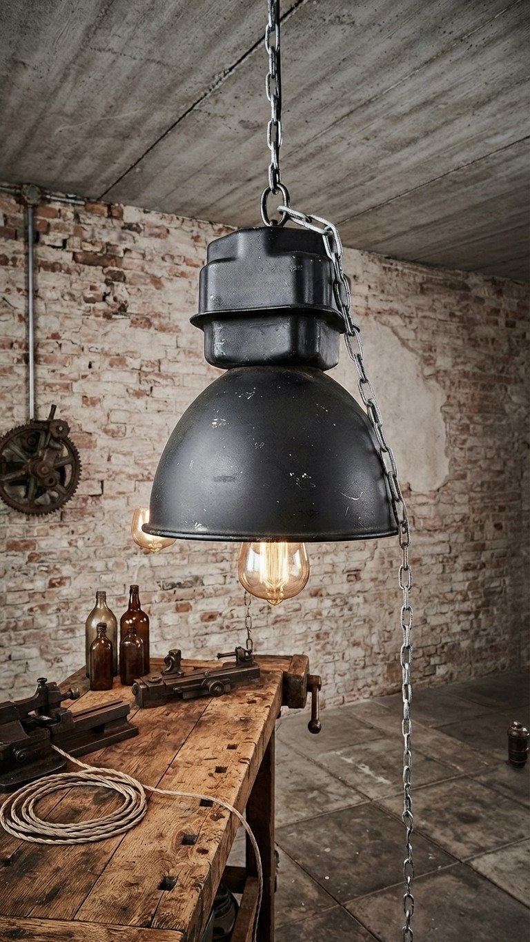 Industriele lamp, Antiek en Kunst, Ophalen