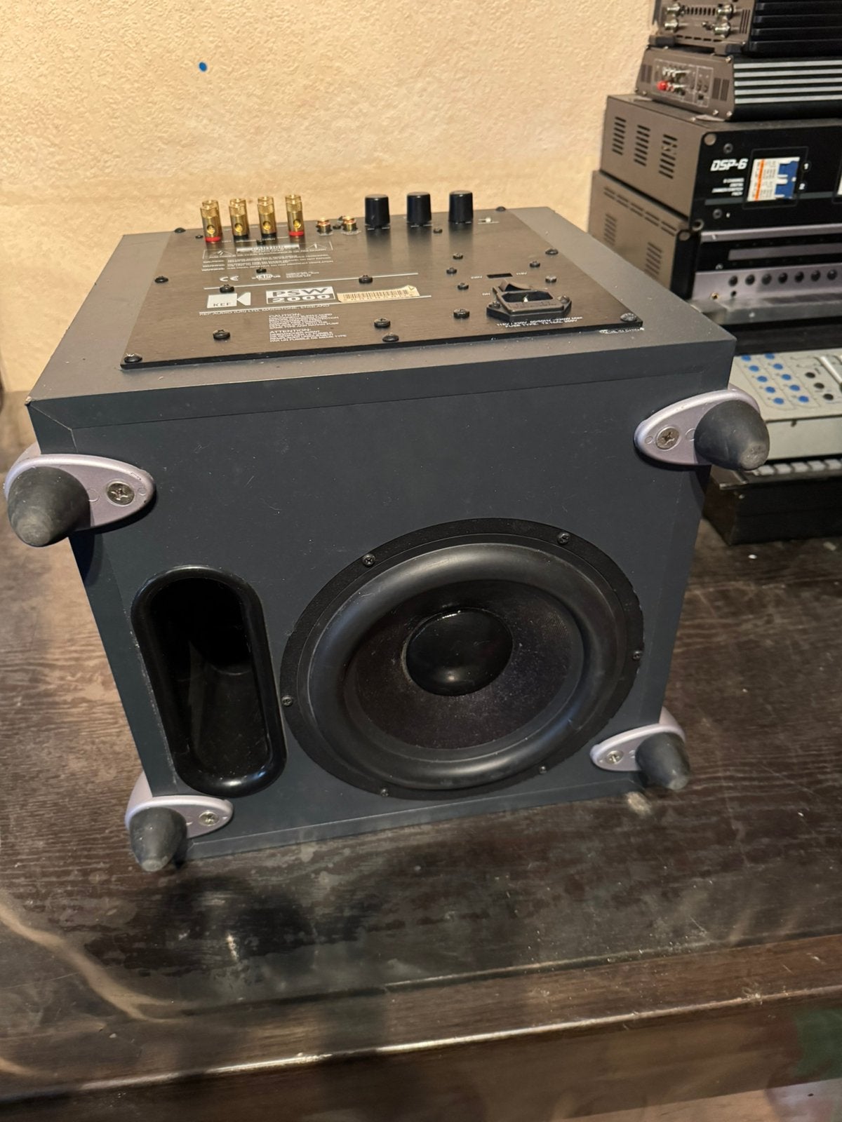 KEF-subwoofer en jvc-luidspreker, Ophalen, Gebruikt