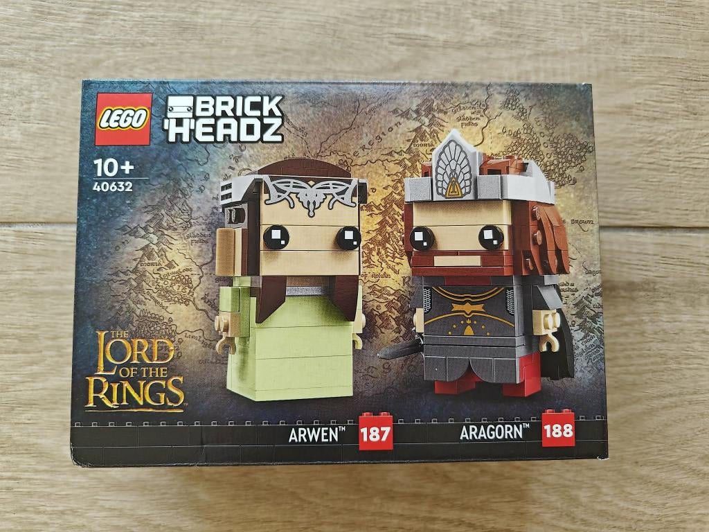 LEGO BrickHeadz 40632 - Aragorn & Arwen, BrickHeadz, Lego, Nieuw, Ophalen of Verzenden