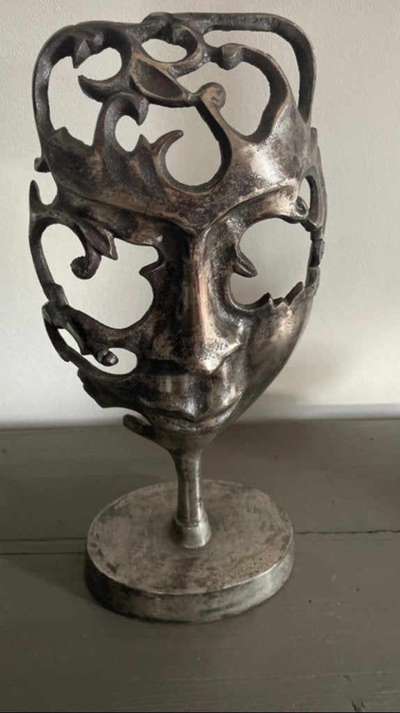 The mask, Ophalen of Verzenden, Zo goed als nieuw, Zilver, Vintage