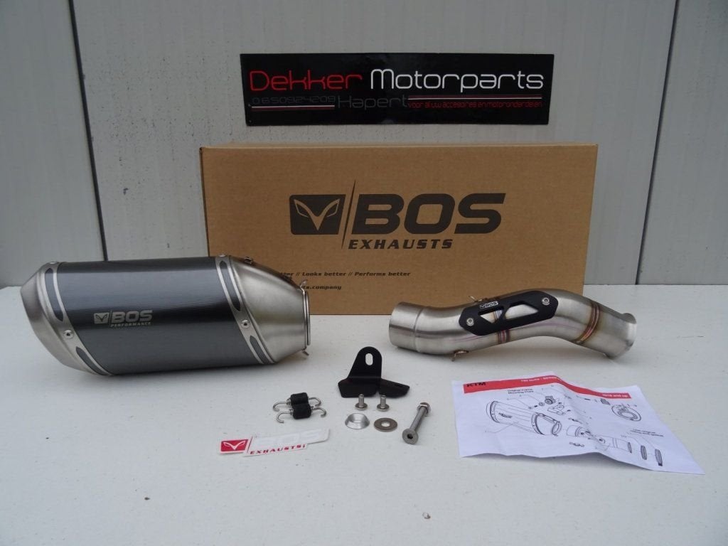 Bos Street Fox Carbon Steel Demper KTM 890 Duke 2020-2021 >, Motoren, -, -, Nieuw, Ophalen of Verzenden