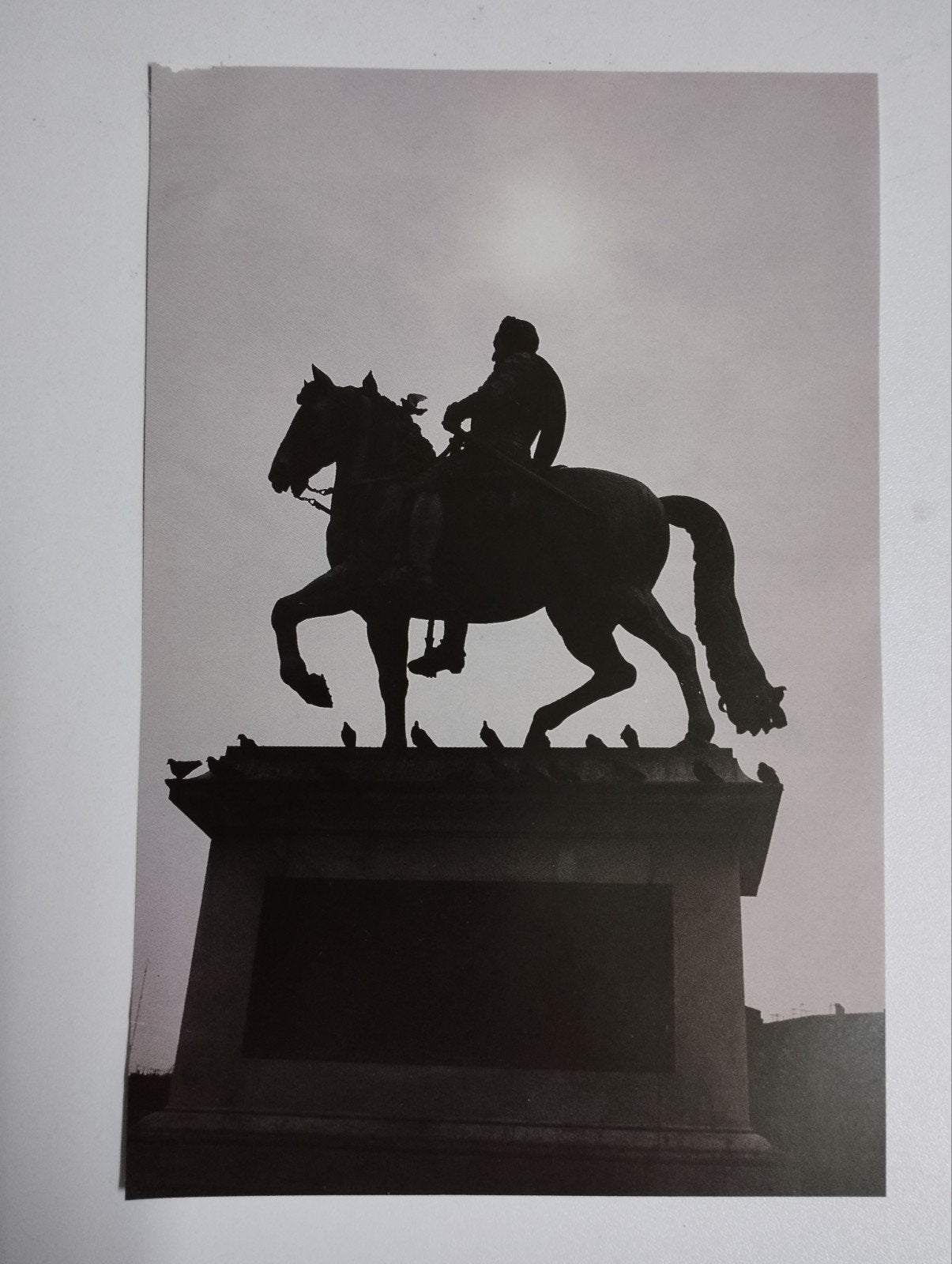 Een prent over een monument denk Napoleon Bonaparte kleur ve, Ophalen, Prent