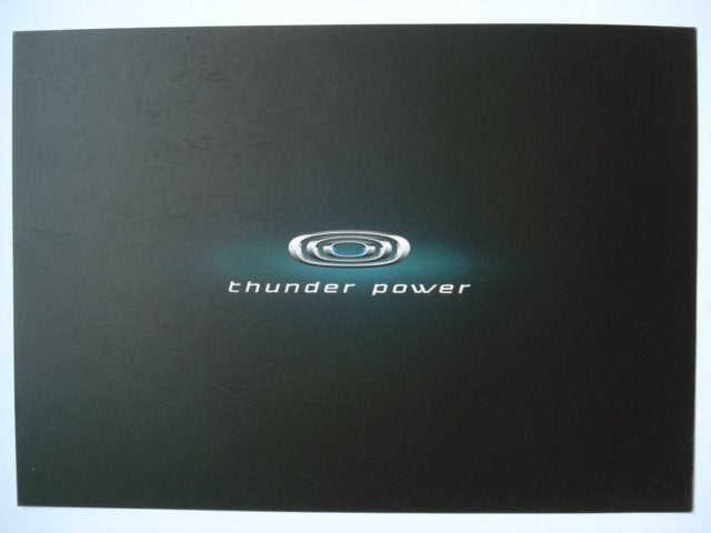 Thunder Power EV/TP 2015 Brochure Catalogue Prospekt, Envoi, Comme neuf, Autres marques