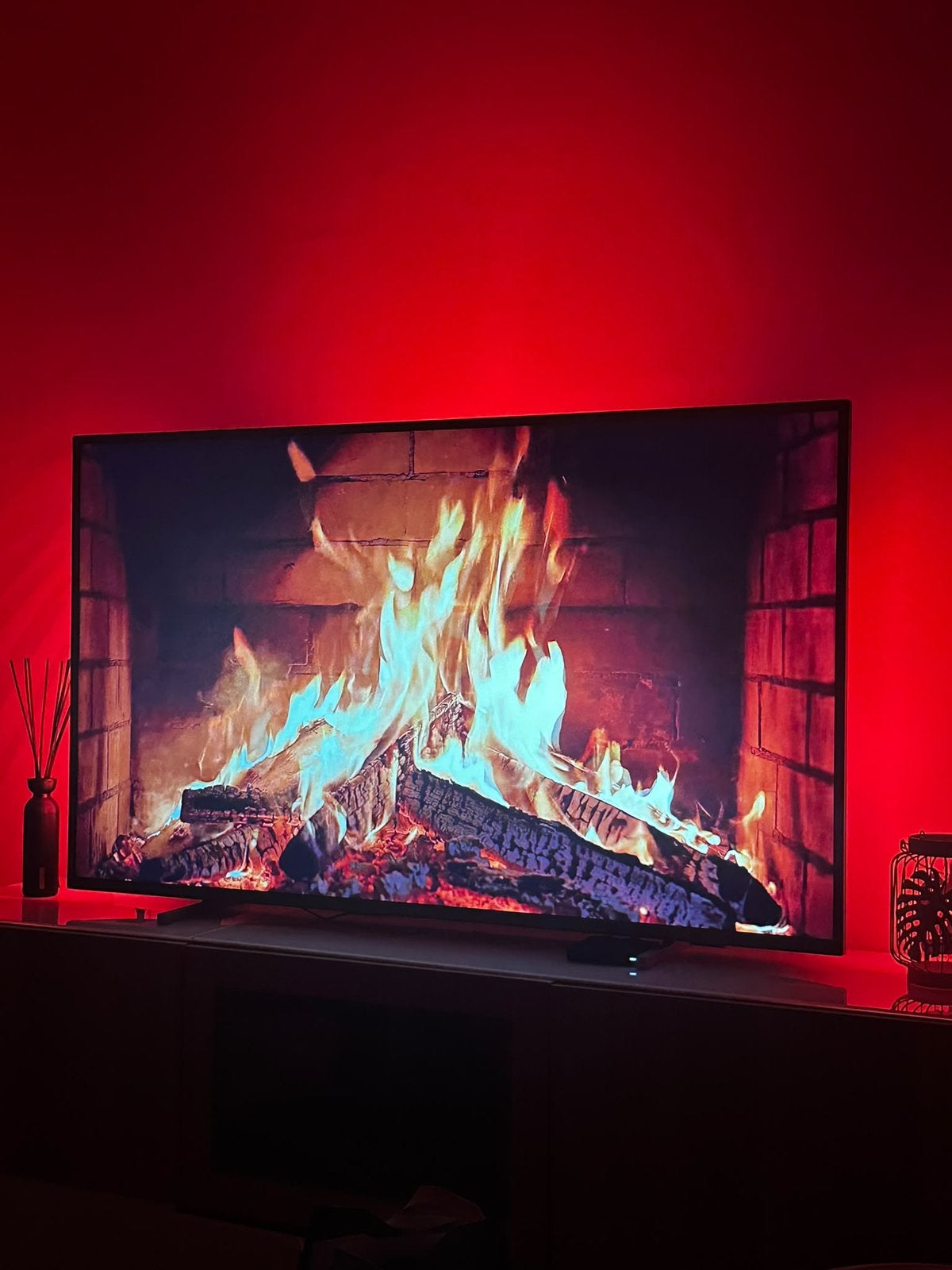 Philips 4K Ambilight-tv, Audio, Tv en Foto, Ophalen, Philips, Zo goed als nieuw, 4k (UHD)