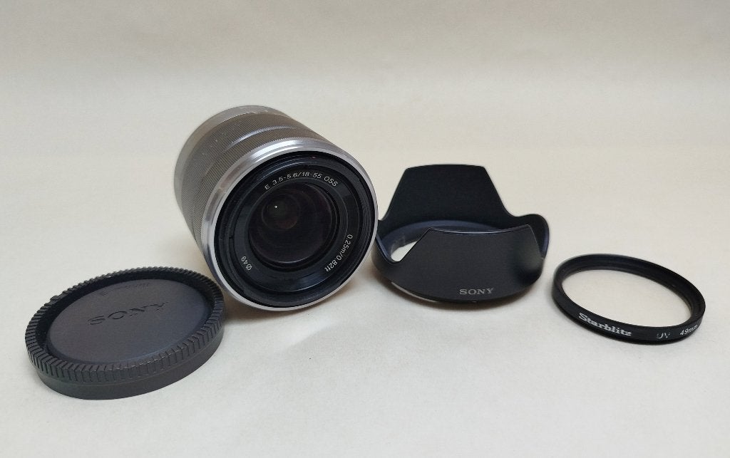 Sony camera E-mount objectief/Lens SEL1855, Sony E-mount, Sony, Beeldstabilisatie, 1855 mm