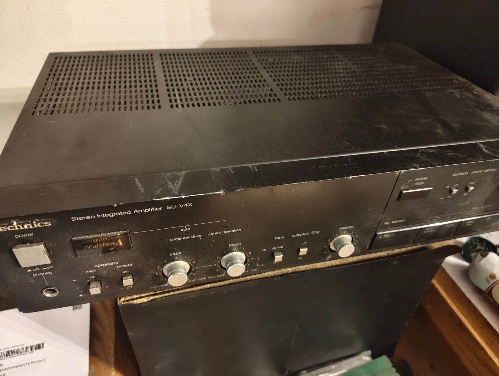 technics versterker, Ophalen