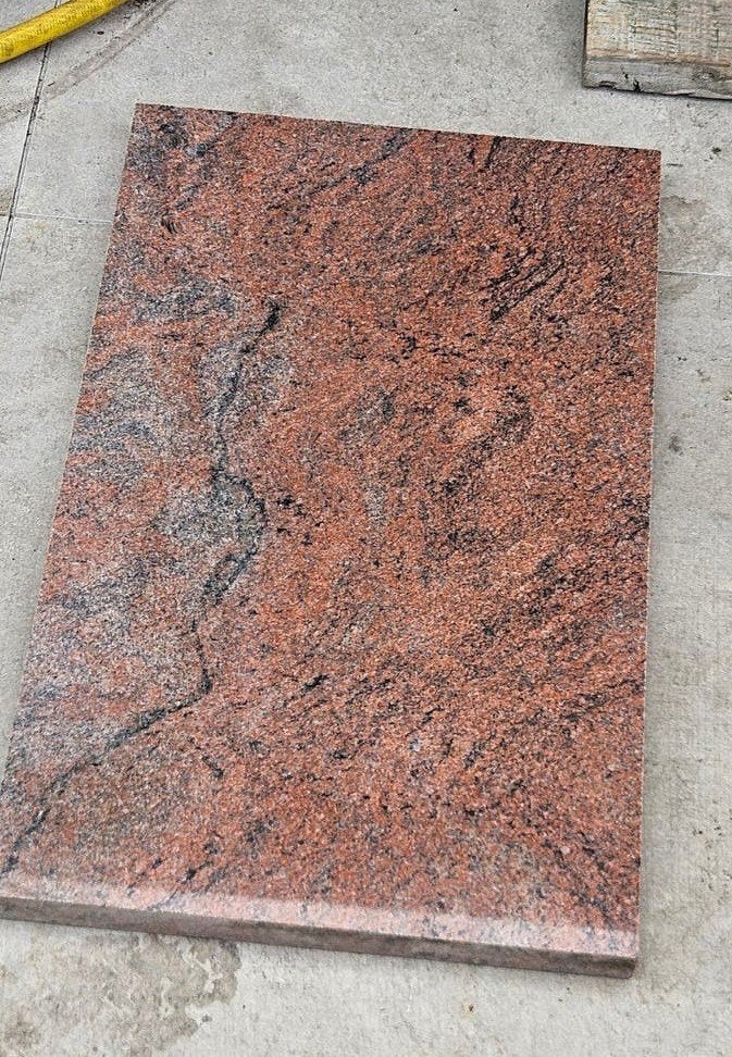 Graniet 30 mm dik multicolor red, Ophalen