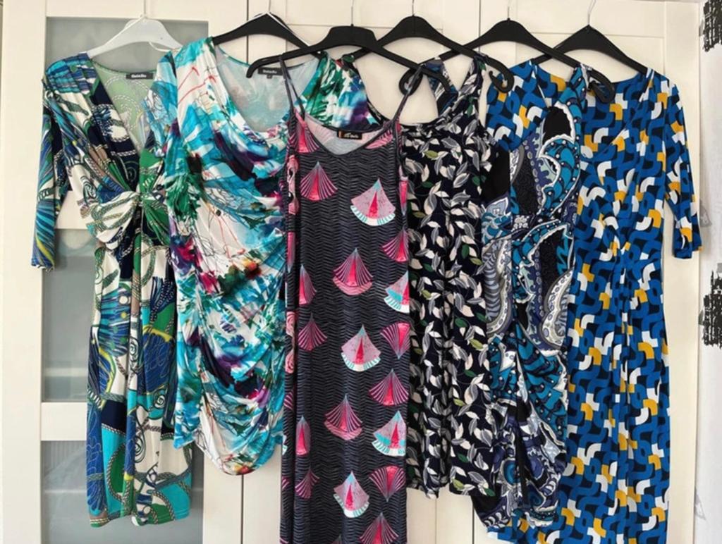 6 mooie jurken voor de zomer maat 38 / medium, Maat 38/40 (M), Blauw, Ophalen of Verzenden, Zo goed als nieuw