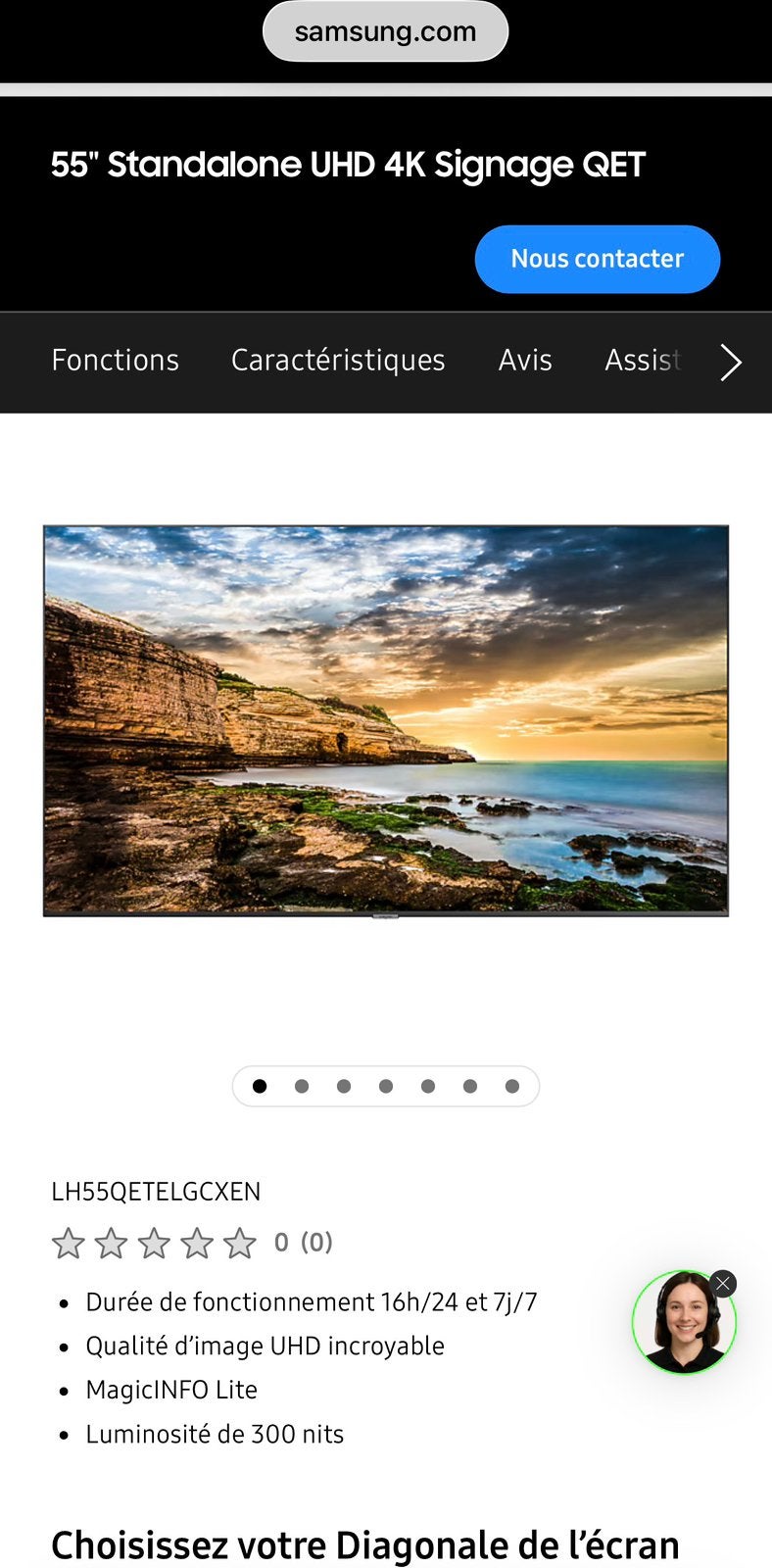 Écrans professionnels UHD 4K Samsung et NEC 55 et 65 pouces, TV, Hi-fi & Vidéo, Enlèvement, Neuf, LED, Autres marques