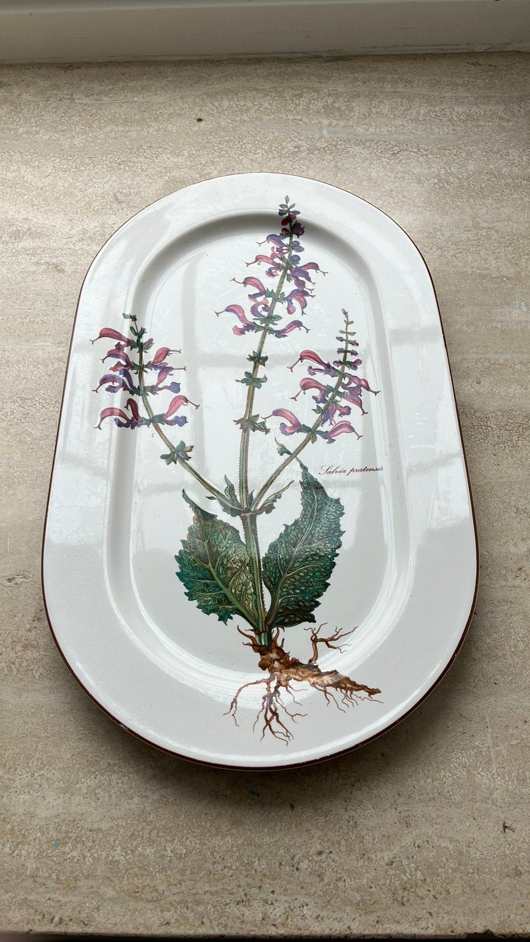 Grote serveerschaal Boch Botanica, Keramiek, Villeroy & Boch, Ophalen of Verzenden, Zo goed als nieuw