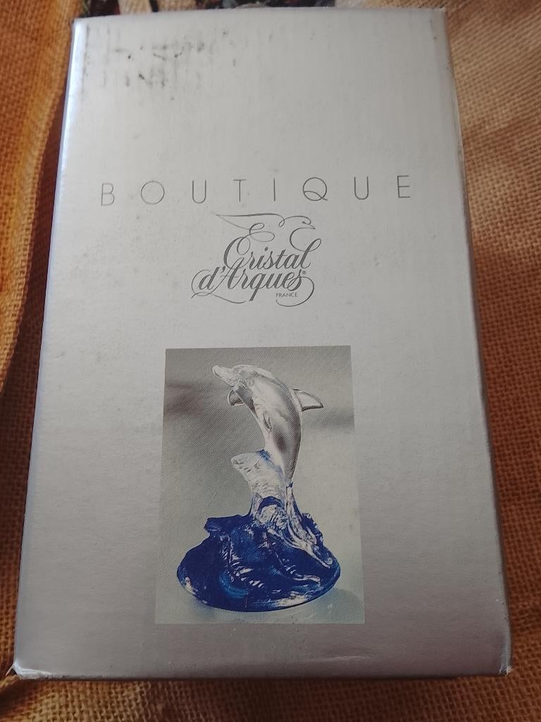 Dauphin Cristal d'Arques, Antiquités & Art, Antiquités | Verre & Cristal, Enlèvement ou Envoi