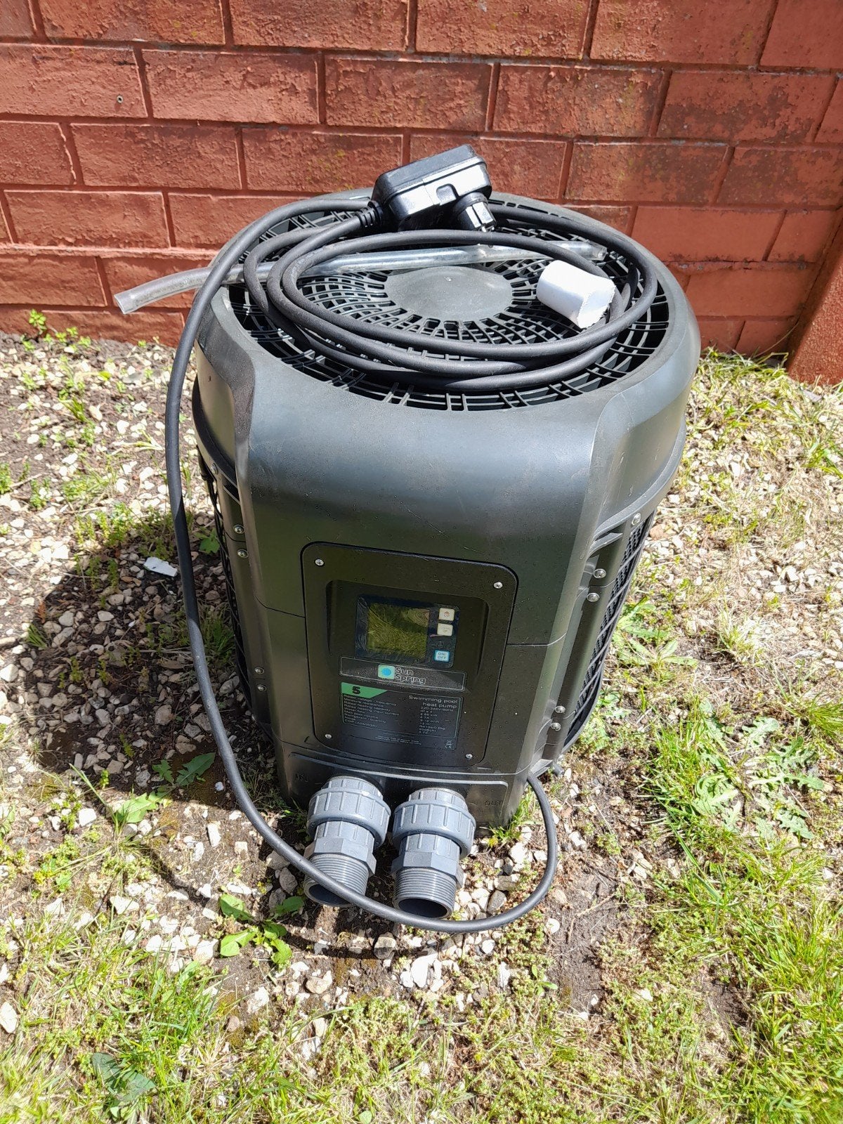 Warmtepomp zwembad, Ophalen
