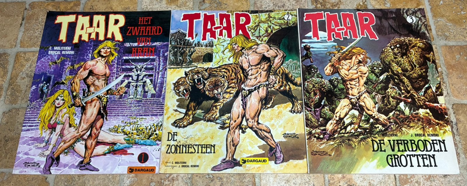Ta-ar (Deel 1 t/m 3) - 3x Eerste Druk - Dargaud, Meerdere comics, Ophalen of Verzenden, Zo goed als nieuw