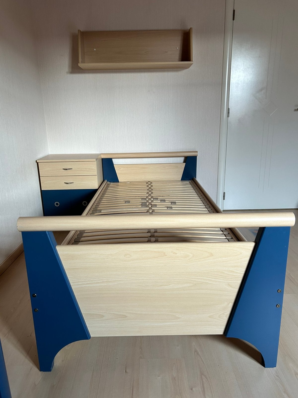 Complete jeugdkamer gekocht meubelen Geusens Oudsbergen, Huis en Inrichting, Ophalen, Gebruikt, Eenpersoons