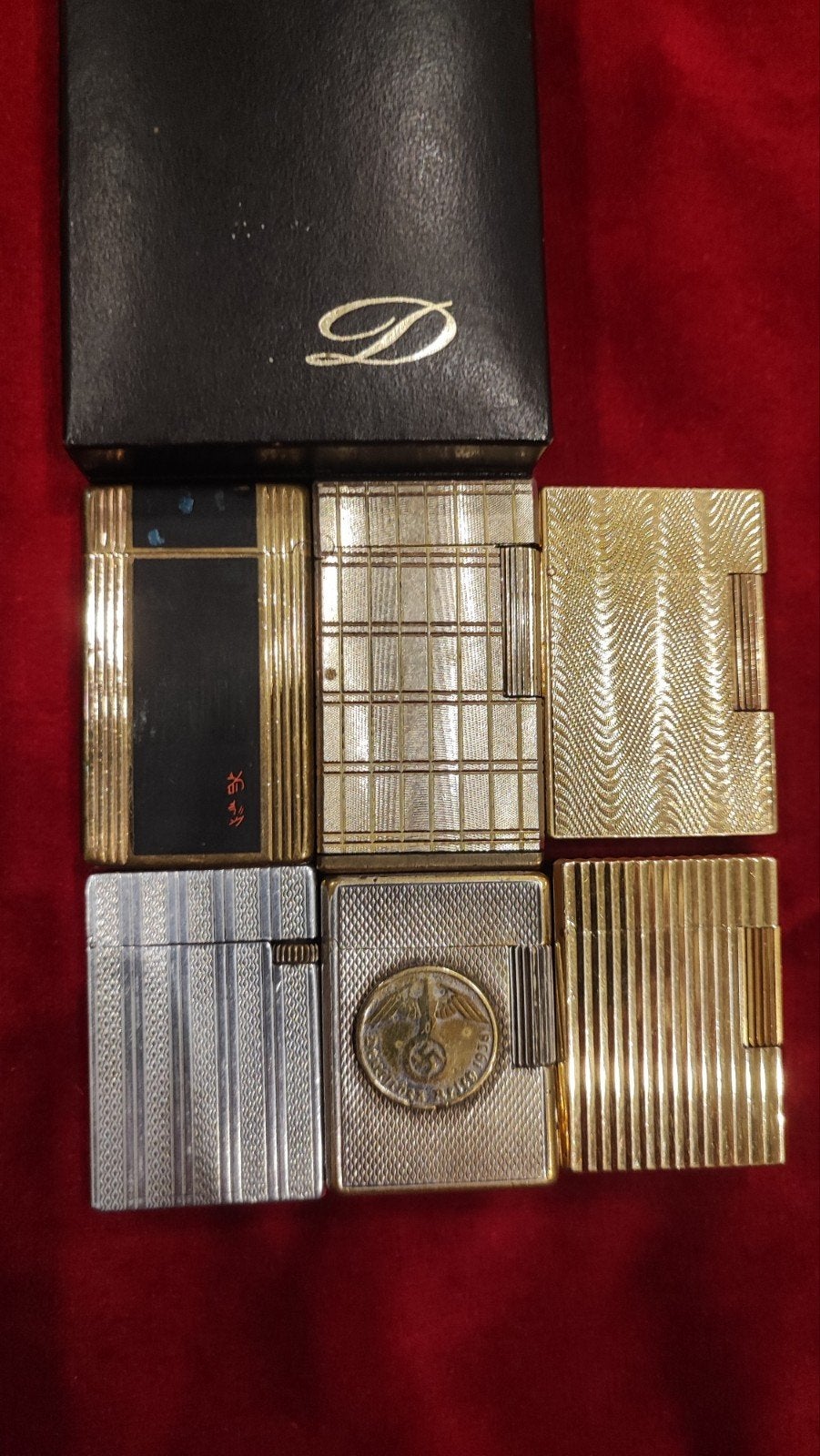 Dupont, Ronson, Zippo jbelo anstekers, Ophalen