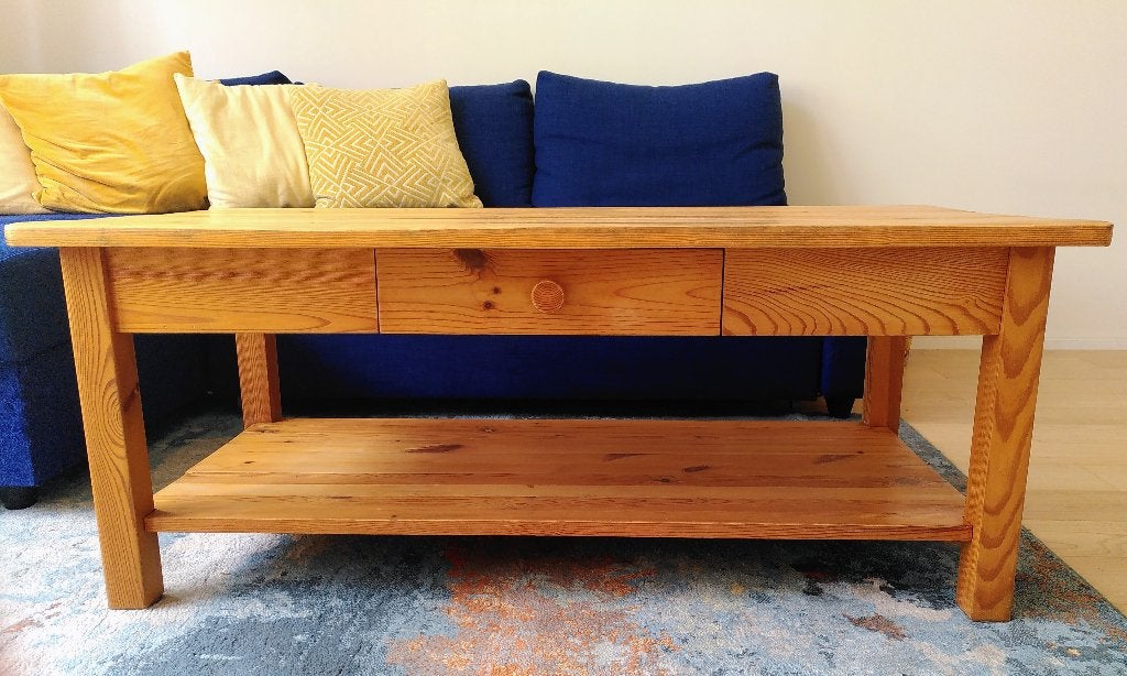 Table basse en bois, Maison & Meubles, Tables | Tables de salon, Enlèvement